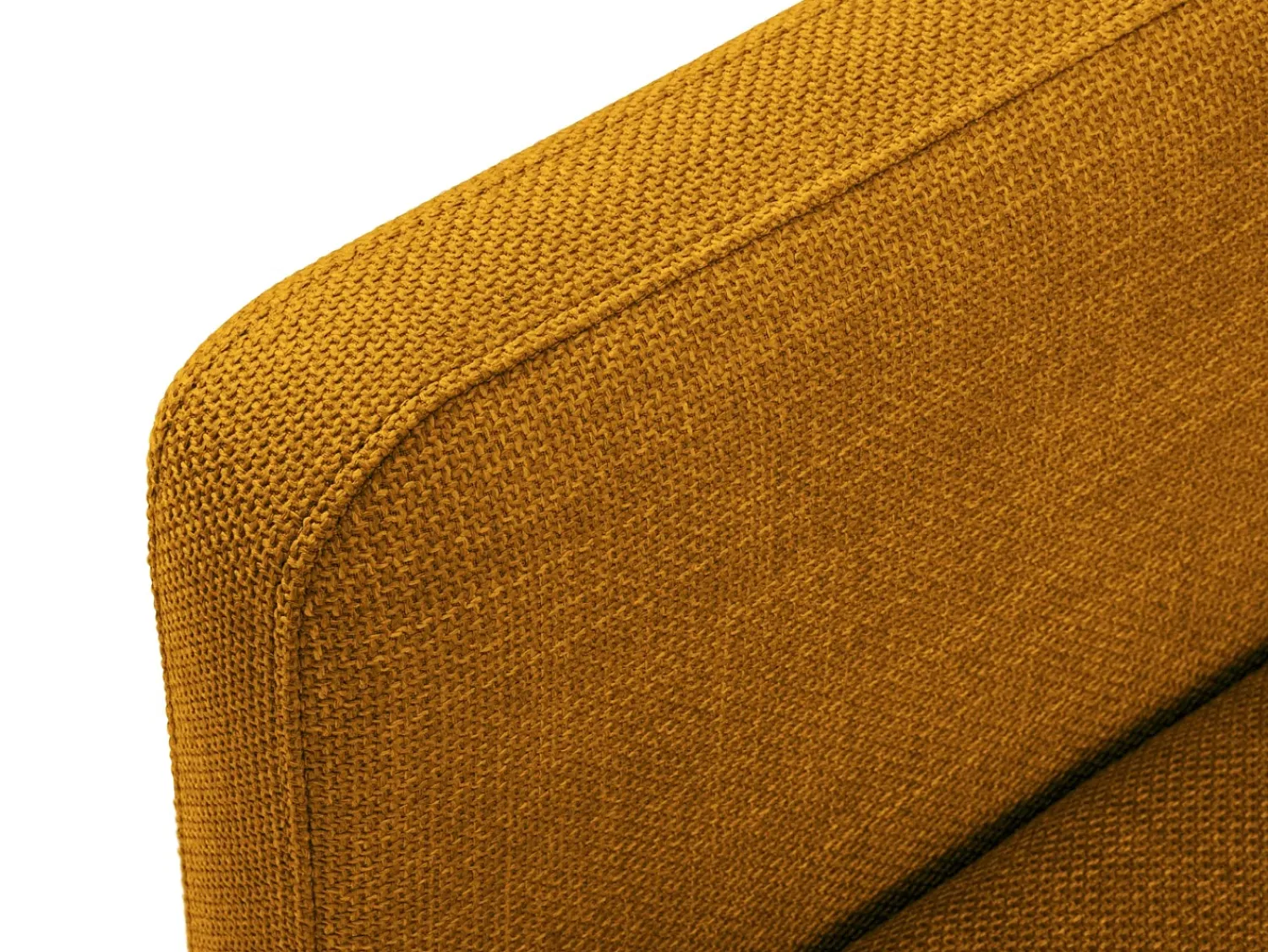 New CXL by Christian Lacroix - Sofá-cama "Yanis" 3 lugares em tecido estrutural - 202x102x80cm Dourado