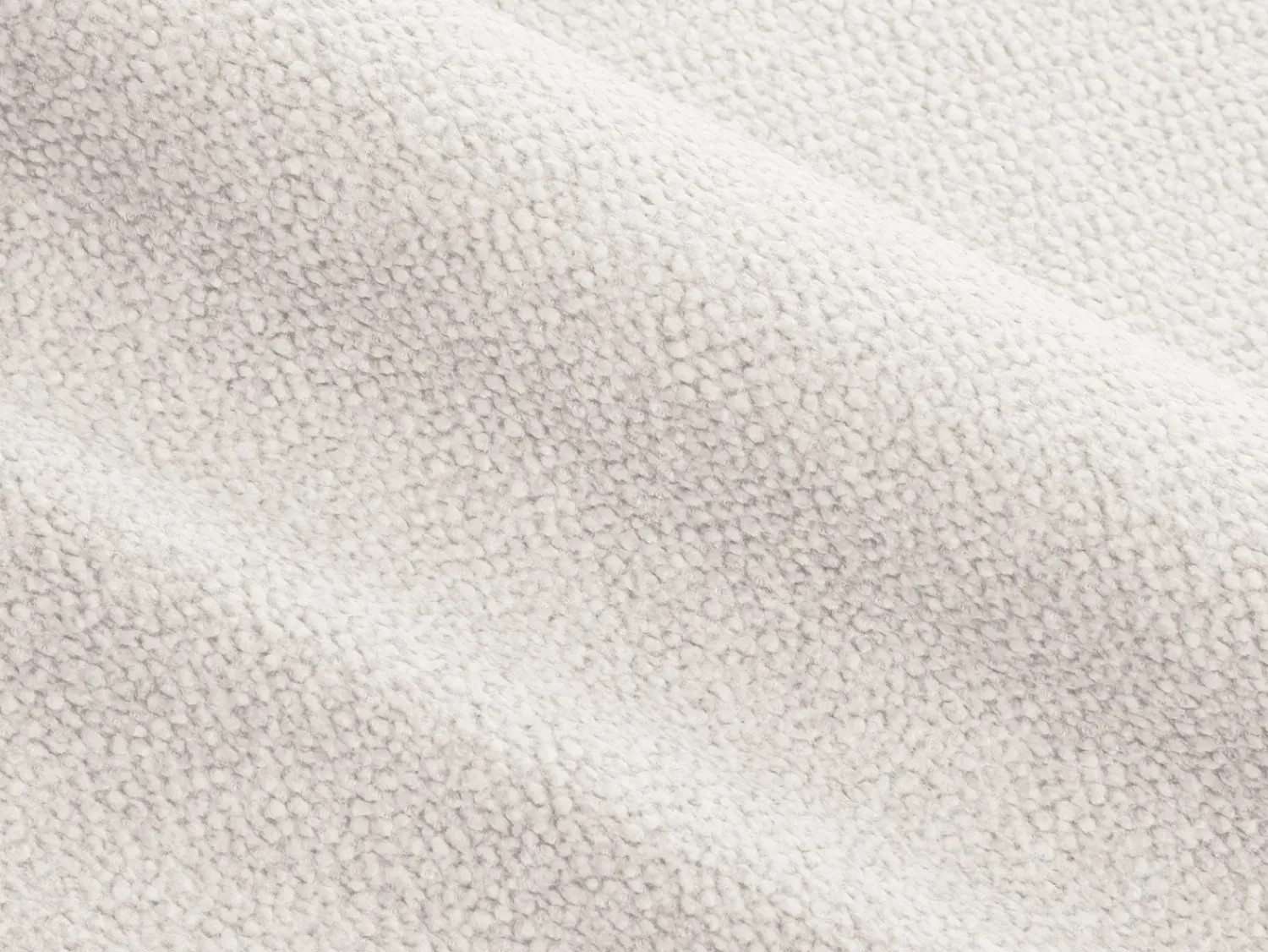 Sofá*CXL by Christian Lacroix - Sofá modular direito "Lucien" 3 lugares em veludo - 295x90x70cm Marfim