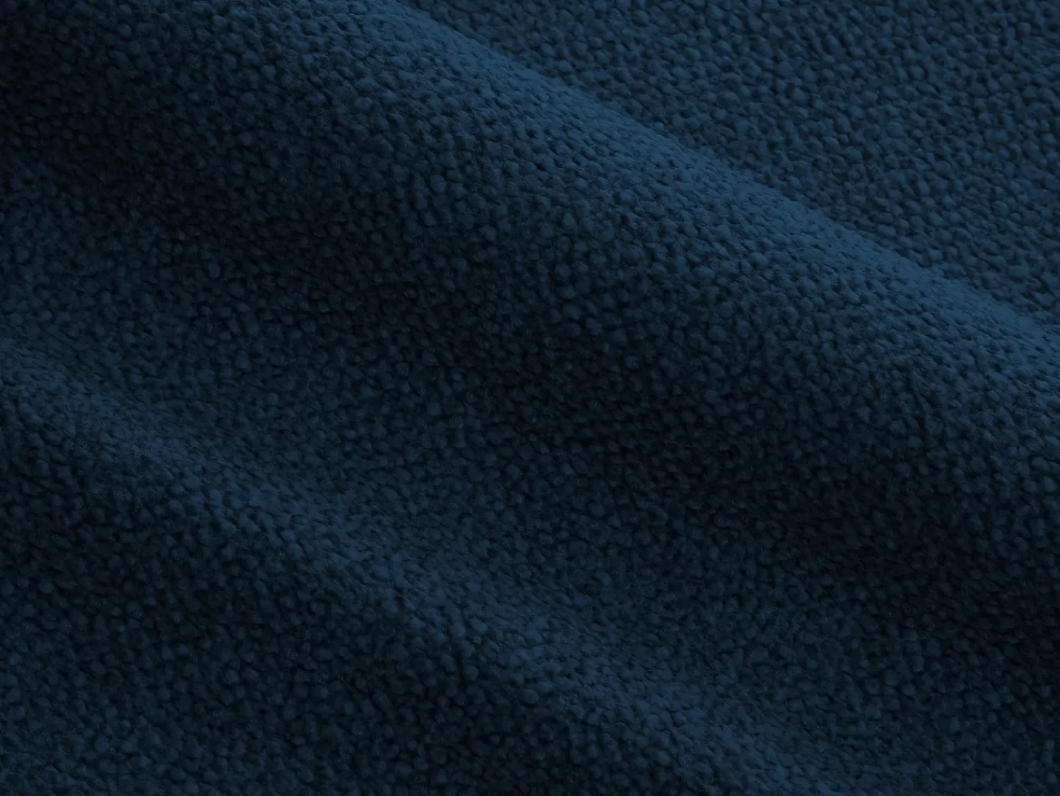 Clearance CXL by Christian Lacroix - Sofá modular de canto esquerdo "Lucien" 4 lugares em veludo - 275x165x70cm Azul escuro