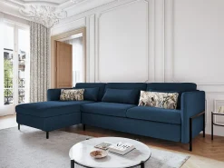 Outlet CXL by Christian Lacroix - Sofá convertível de canto esquerdo com caixa de arrumação 