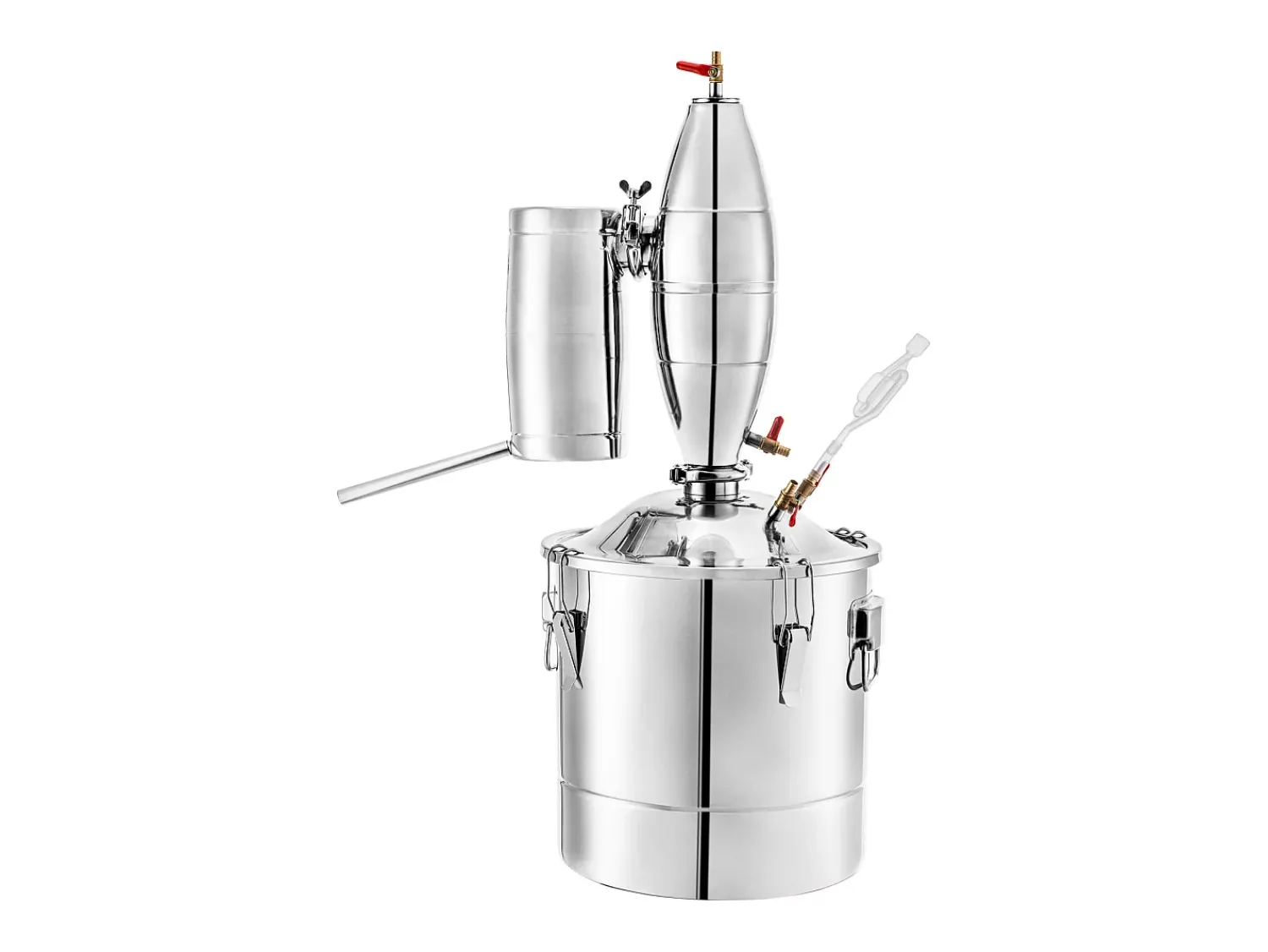 Destilador de Álcool SucceBuy 70L, Alambique Moonshine, Caldeira de Vinho para uso Doméstico^ Acessório Vinho E Bar