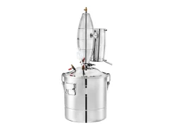 Destilador de Álcool SucceBuy 50L Destilador de Água e Álcool Moonshine Still, Prata^ Acessório Vinho E Bar