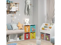 Prateleira|Vicco Divisória de sala 72.6x29x72 tetra Branco