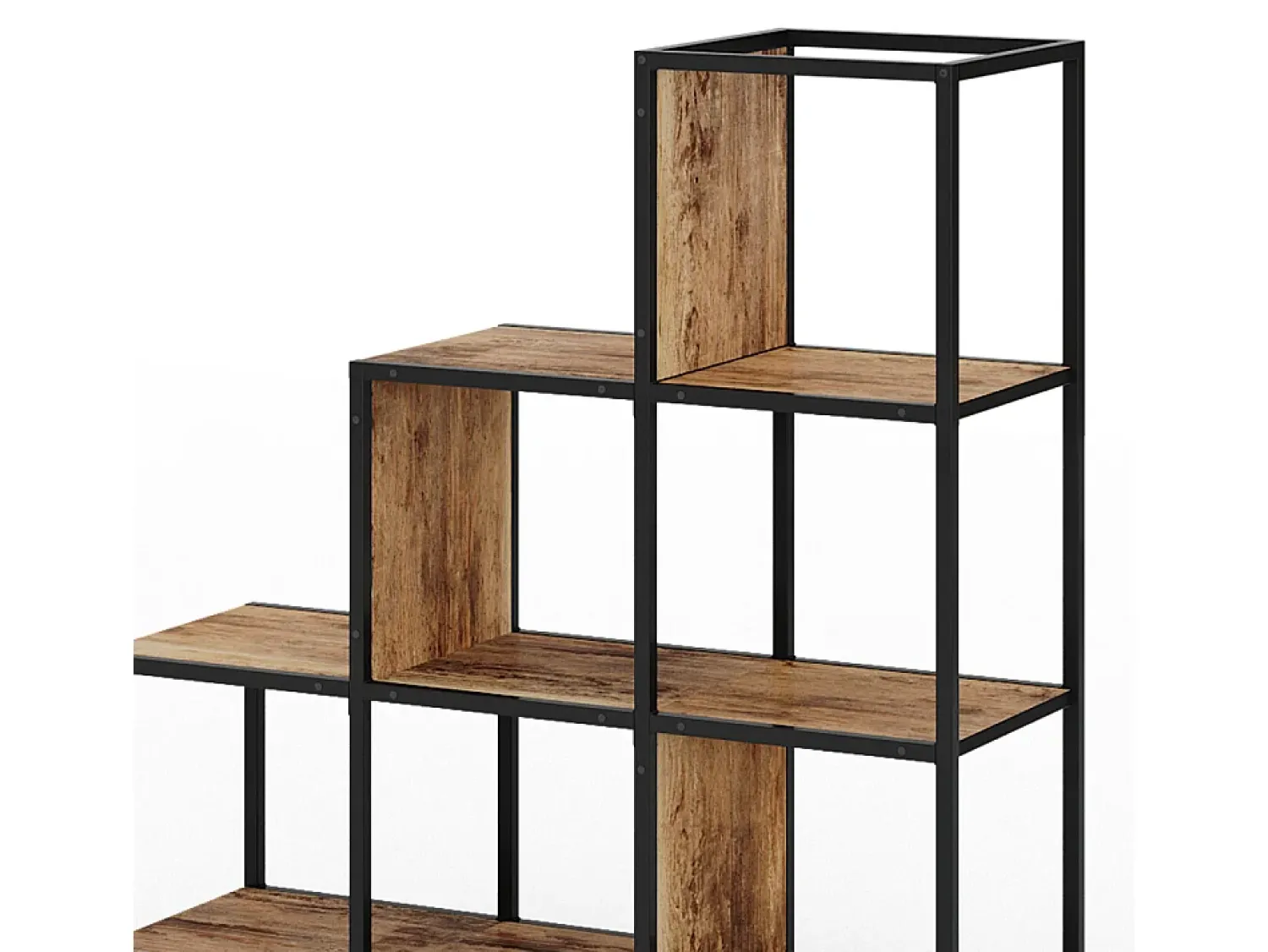 Vicco Divisória de sala madeira antiga 90x30x92 fyrk^ Prateleira