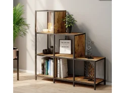 Vicco Divisória de sala madeira antiga 90x30x92 fyrk^ Prateleira