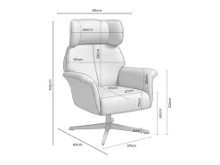 Poltrona* Dudeco Poltrona Lynn Taupe