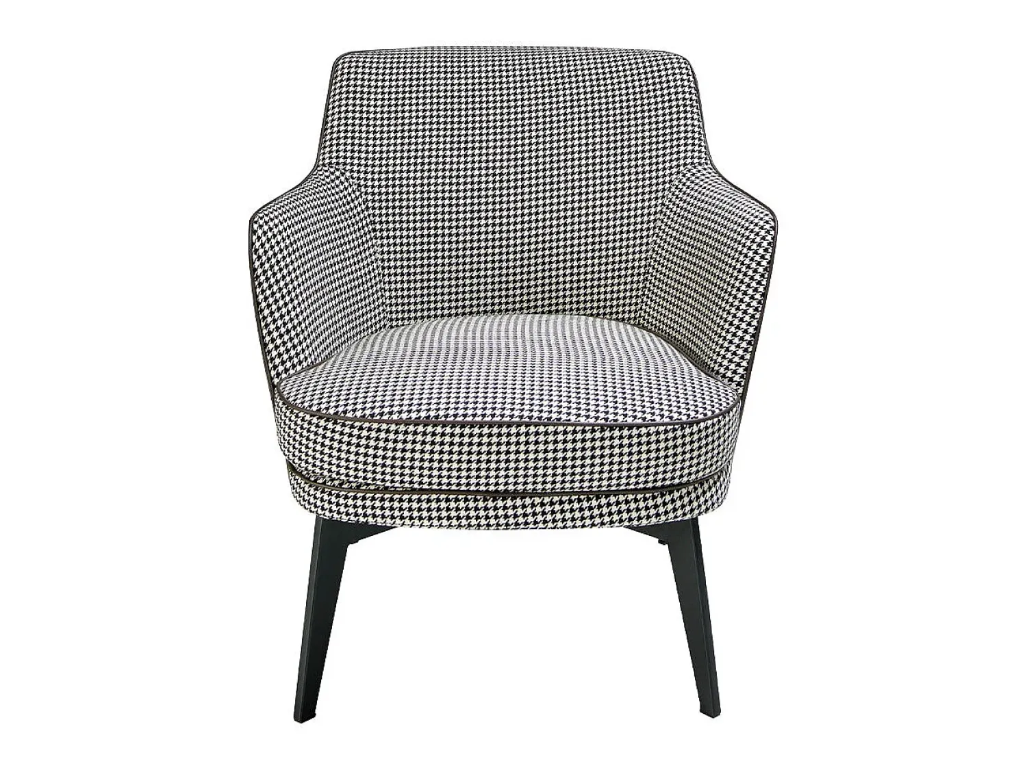 Poltrona* Dudeco Poltrona Vilnius Branco e Preto