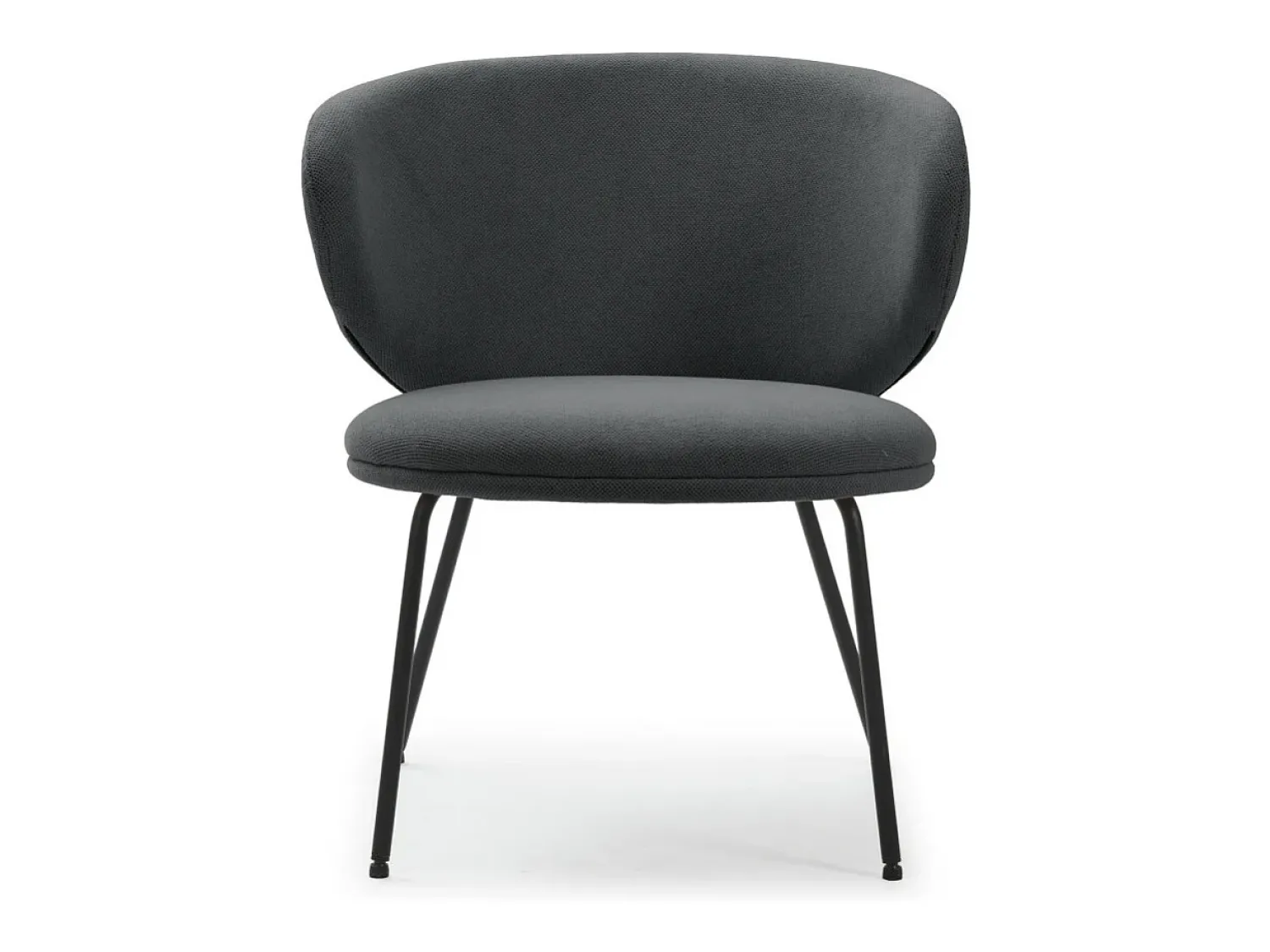 Hot Espreguiçadeira com pernas de metal 76x73 h77 cm Cinzento