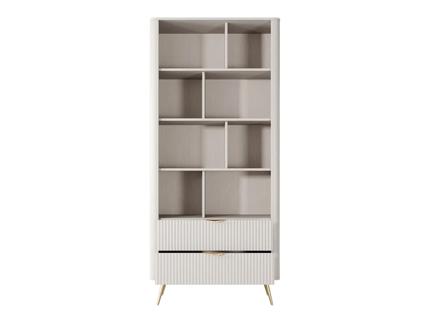 Estante: 2 gavetas, , 88,2 x 38 x 193,8 cm^ Biblioteca
