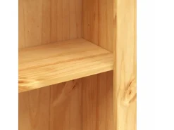 Hot vidaxl Estante 3 prateleiras Corona Range pinho mexicano 80x29x100 cm Castanho