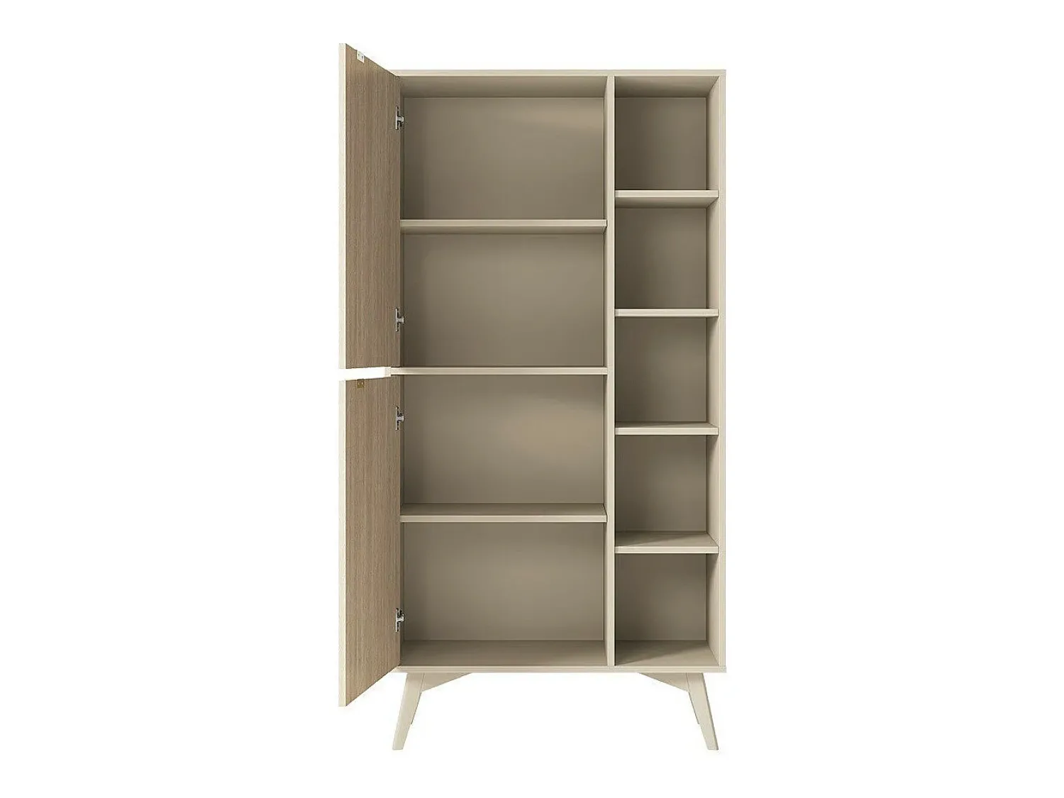 Prateleira| Estante AMBIHOME CHO - Bege, C80xP38xA160cm Castanho