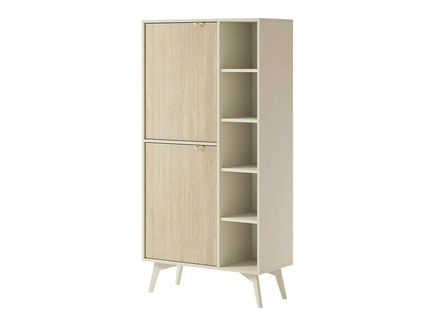 Prateleira| Estante AMBIHOME CHO - Bege, C80xP38xA160cm Castanho