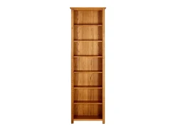 Vitrina|vidaxl Estante c/ 7 prateleiras 60x22x200 cm madeira carvalho maciça Castanho