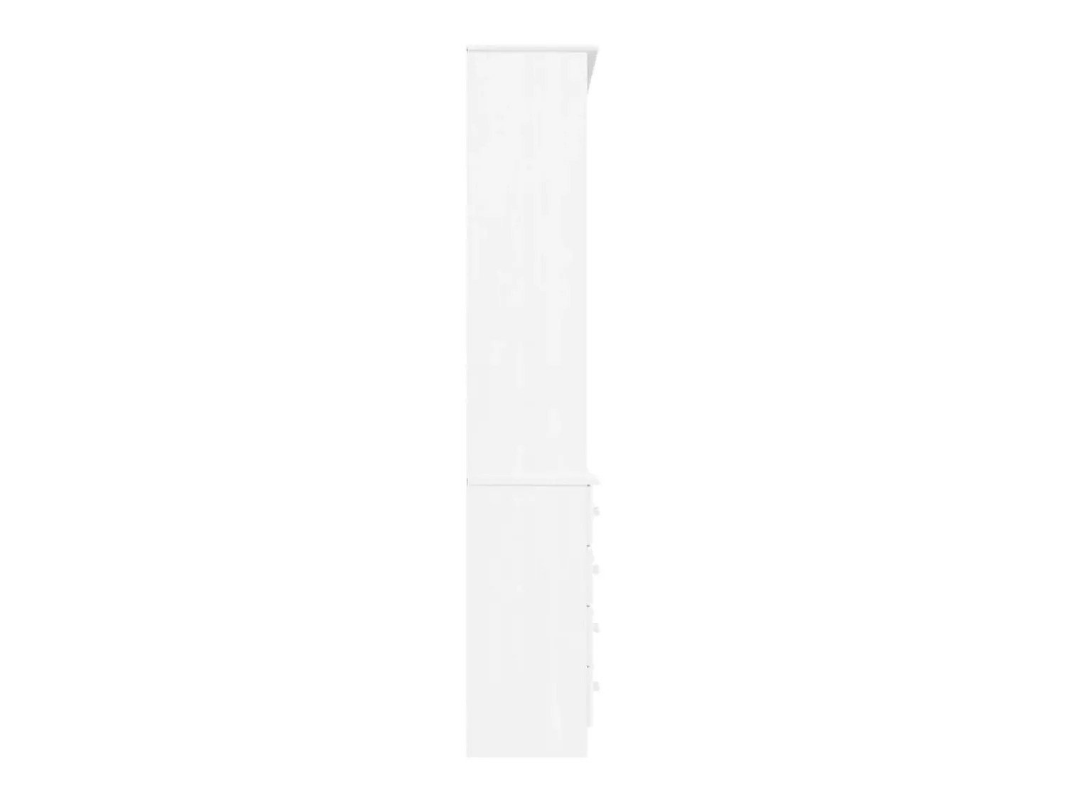 Online Estante c/ gavetas ALTA 77x35x186,5 cm pinho maciço PT993911 Branco