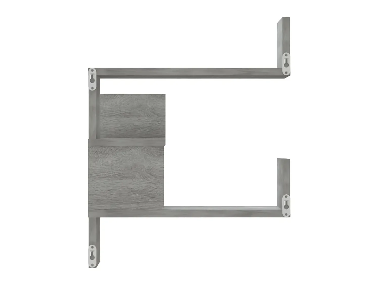 Hot Estante canto 2pcs 40x40x50cm derivados madeira sonoma PT451382 Cinzento