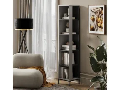 Vicco Estante cinza 36x36x188 eliza Cinzento