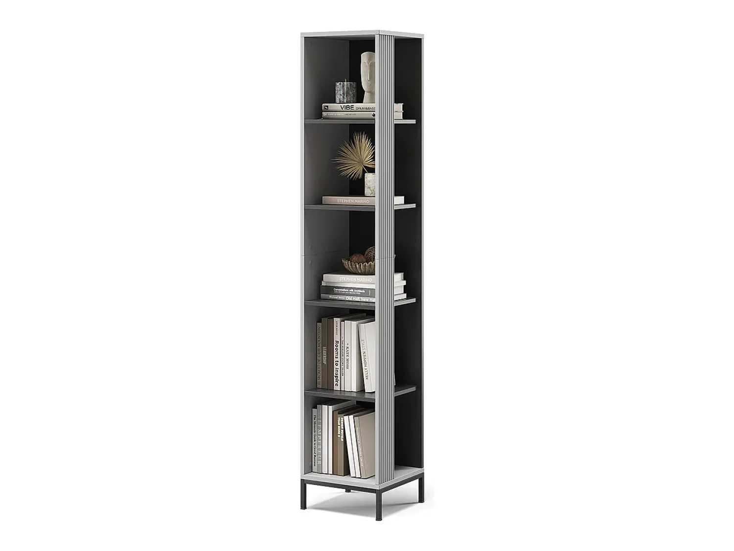 Vicco Estante cinza 36x36x188 eliza Cinzento