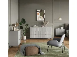Prateleira*Vicco Estante cinza 60x40x180 eliza Cinzento