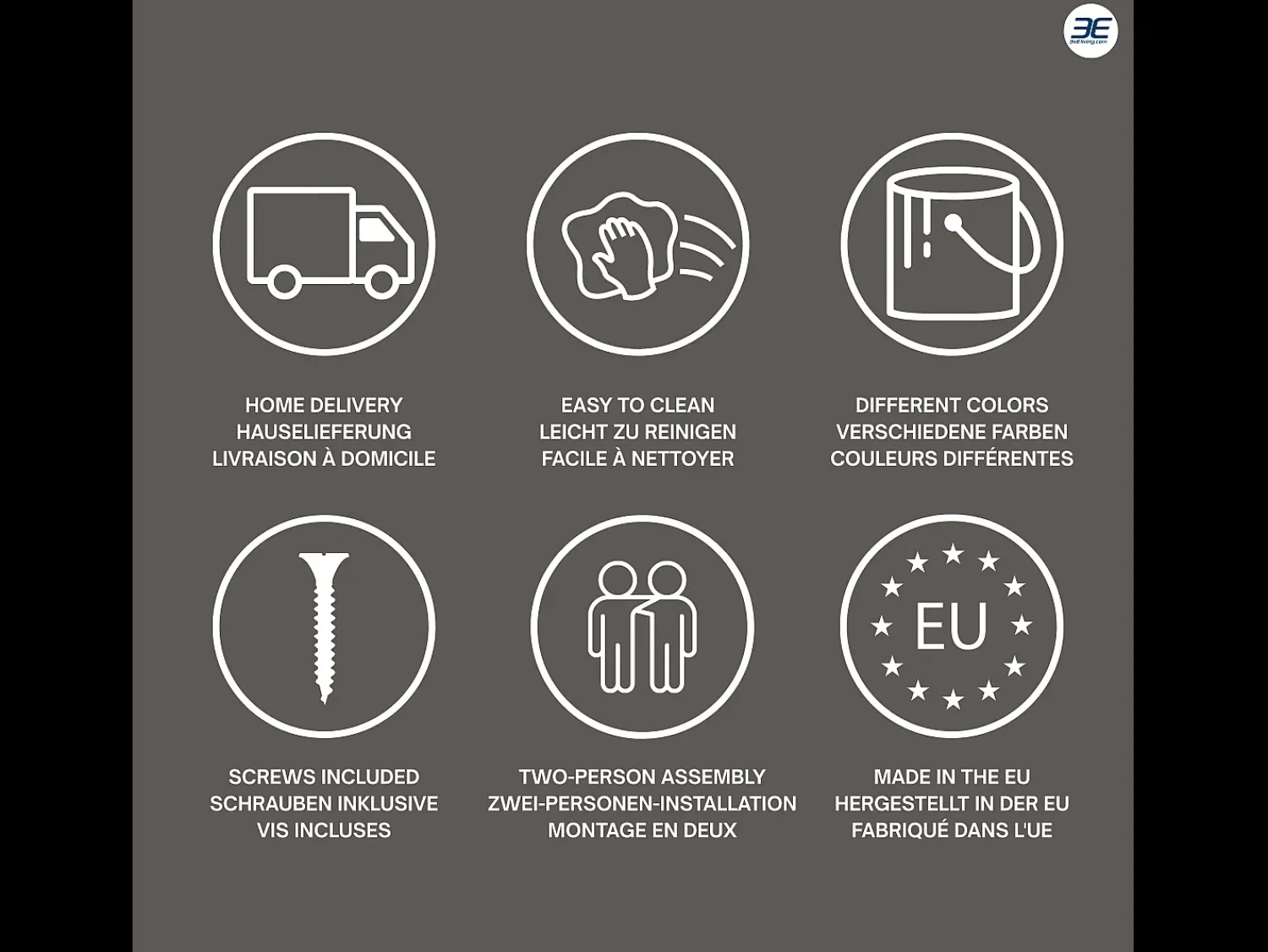 Biblioteca* Estante com 8 compartimentos – Cor: Caxemira – 147 × 74 × 30 cm, vertical ou horizontal Bege