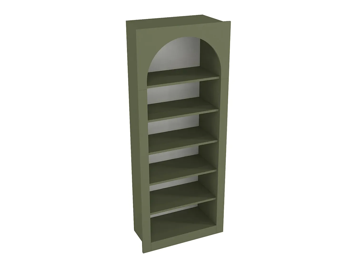 Vente-unique Estante com 6 nichos - Cáqui - CYMORA^ Biblioteca