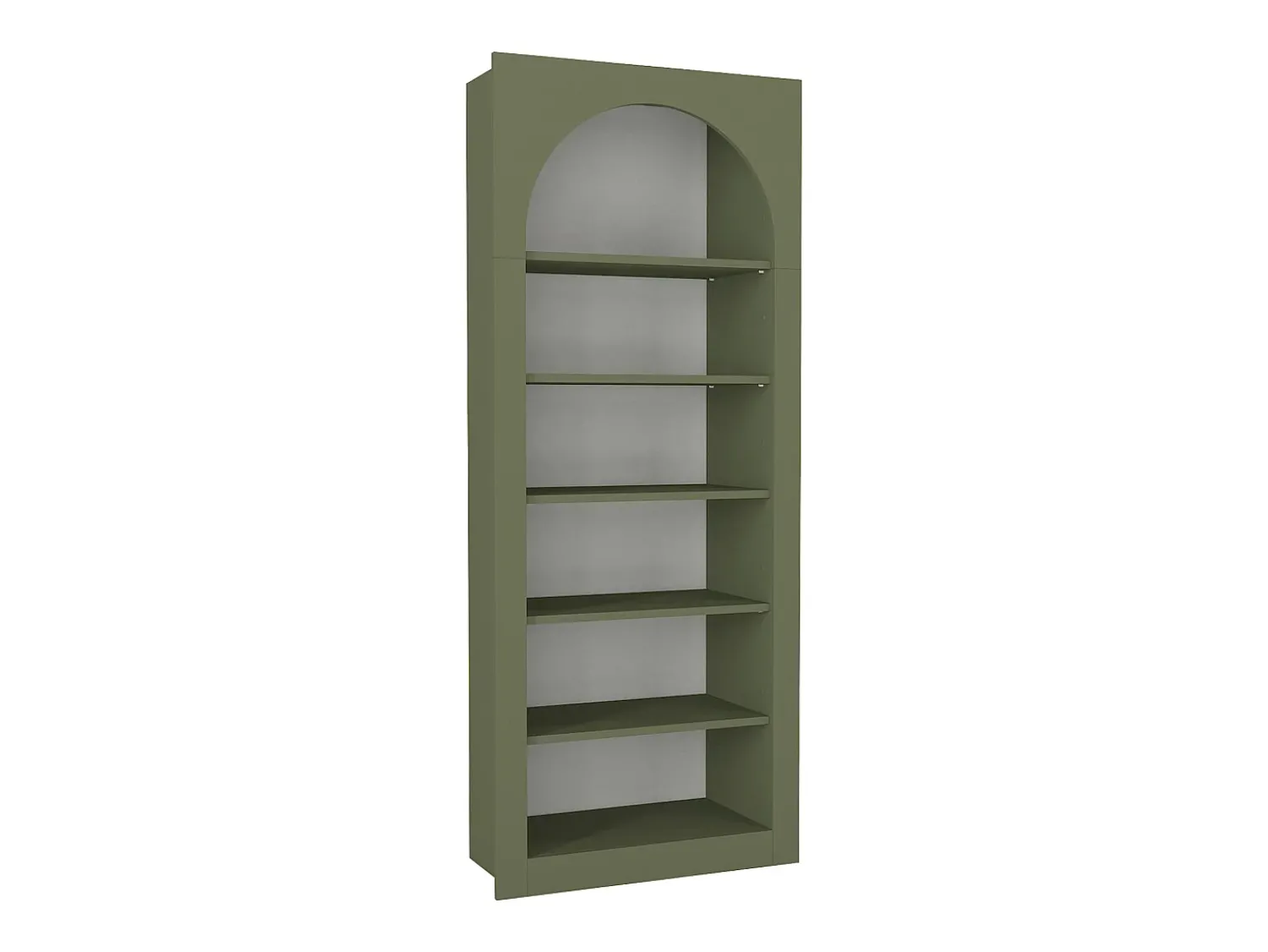 Vente-unique Estante com 6 nichos - Cáqui - CYMORA^ Biblioteca