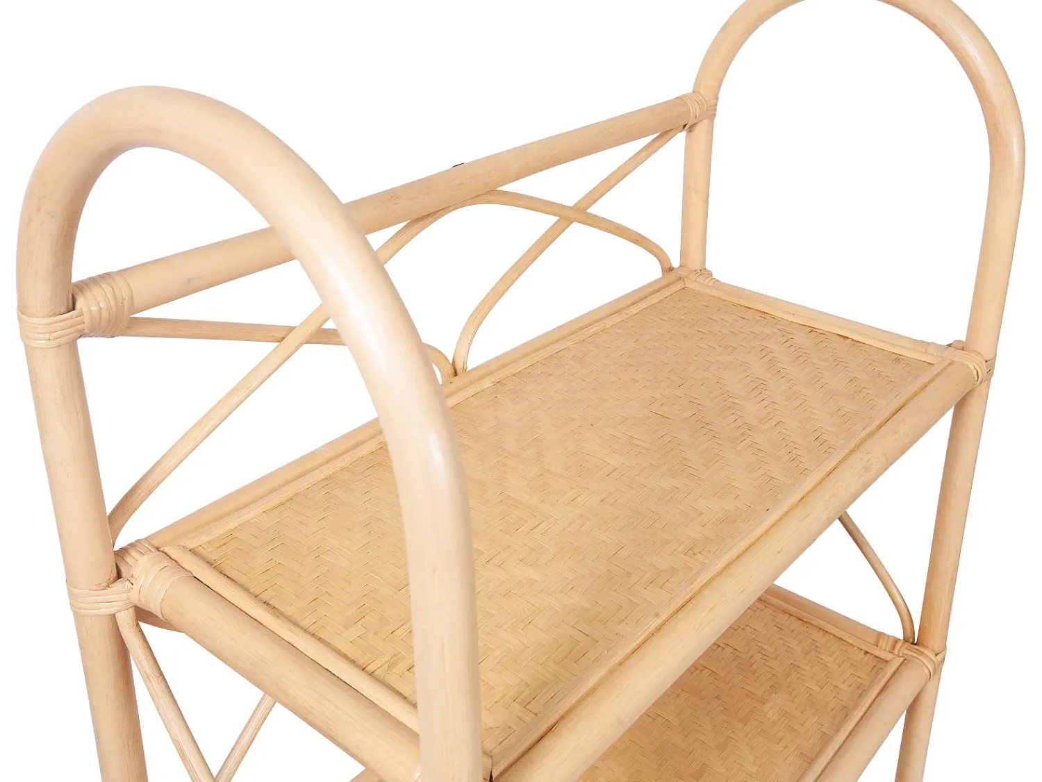 Prateleira|Vente-unique Estante com 5 prateleiras em vime e bambu - Natural - ZARYNO Natural claro