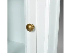 Vitrina*vidaxl Estante com 3 prateleiras elegante madeira Branco