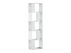 Prateleira|vidaxl Estante com 5 prateleiras derivados de madeira Branco