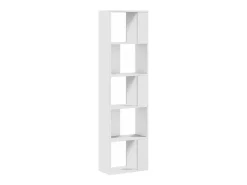 Prateleira|vidaxl Estante com 5 prateleiras derivados de madeira Branco