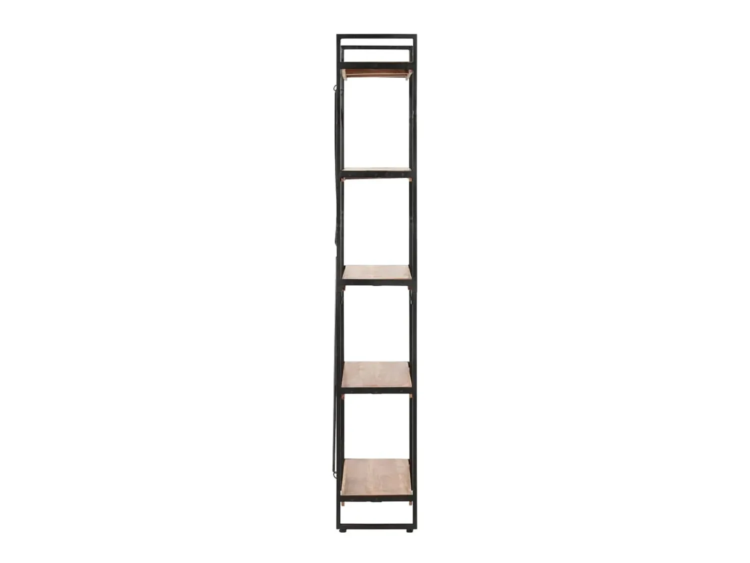Biblioteca| Estante com 5 prateleiras 90x30x180cm madeira de acácia maciça PT550879 Castanho