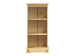 Biblioteca* Estante Corona 46x29x100 cm madeira de pinho maciça PT662137 Castanho