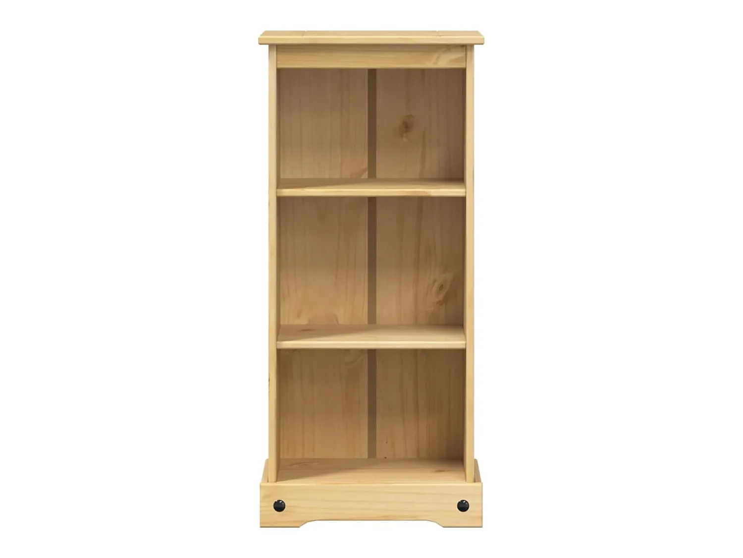 Biblioteca* Estante Corona 46x29x100 cm madeira de pinho maciça PT662137 Castanho