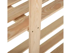 Discount Mobikasa Estante de armazenamento de 5 níveis 170 x 28,5 x 170 cm madeira maciça de pinho 02_0000659 Natural claro