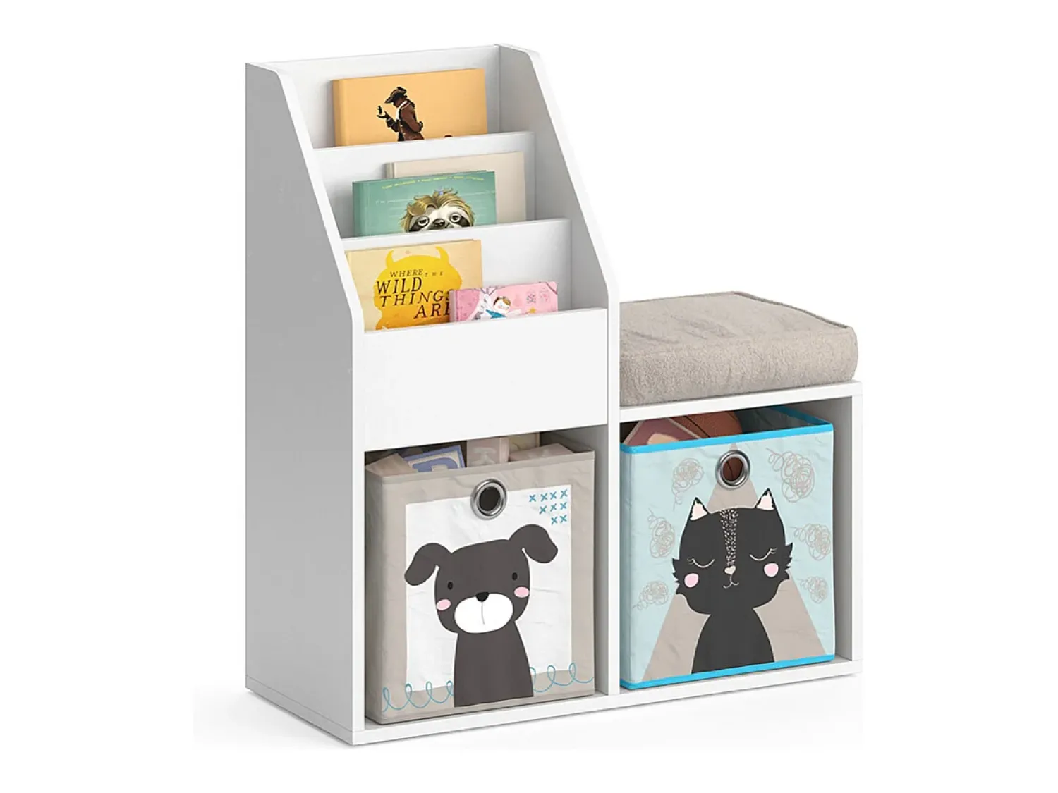 Vicco Estante de livros 72x30.9x79 luigi^ Prateleira