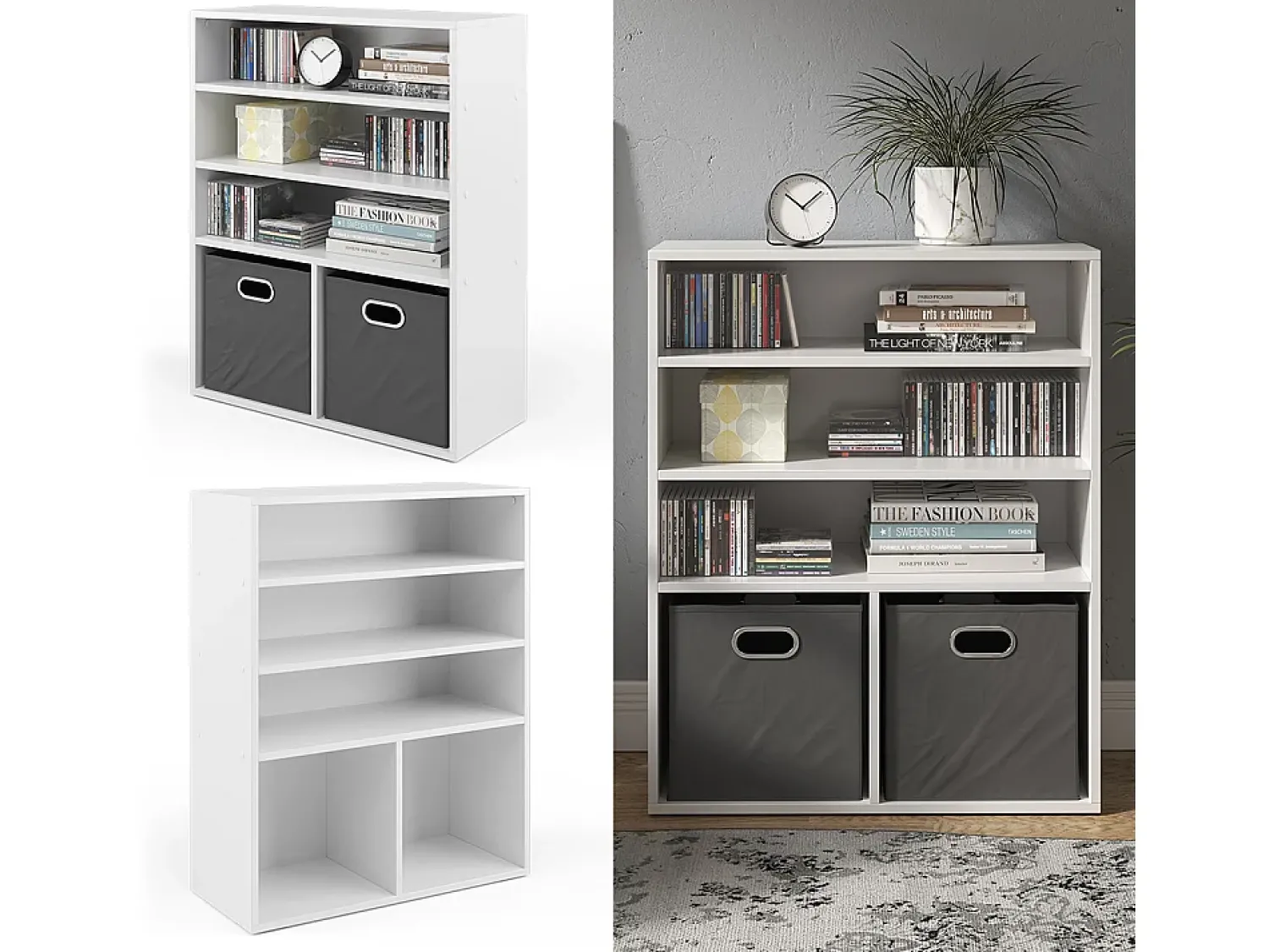 Sale Vicco Estante de livros 72x30.6x90.2 Branco