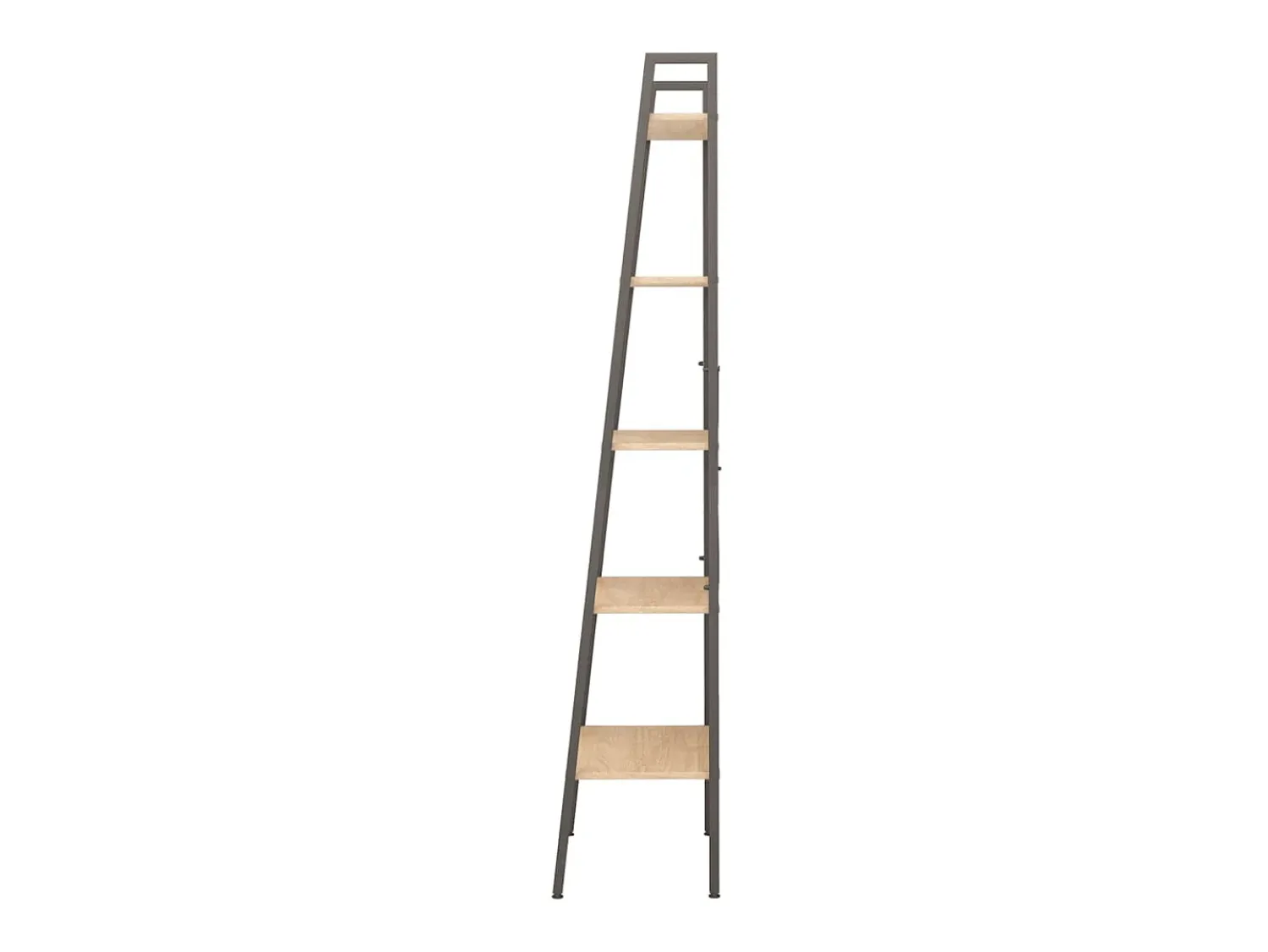 Prateleira* Estante de pé 5 prateleiras 56x35x174 cm -claro e preto PT674189 Castanho