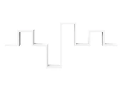 Prateleira|vidaxl Estante de parede 104,5x10x43 cm derivados de madeira Branco