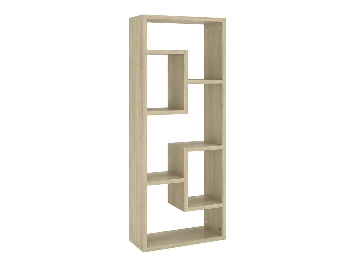 vidaxl Estante de parede 36x16x90 cm derivados madeira carvalho sonoma^ Prateleira