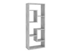 Prateleira|vidaxl Estante de parede 36x16x90cm derivados madeira cimento Cinzento
