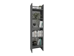 Biblioteca| Estante haaus Neda, 5 Prateleiras, Antracite, 53 x 35 x 198 cm Cinza antracite