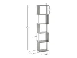 Outlet VS Venta-stock Estante Maldivas 5 espaços em /Carvalho Branco