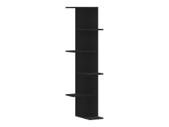 Estante parede p/ canto 36,5x36,5x140 cm deriv. madeira PT790887^ Prateleira