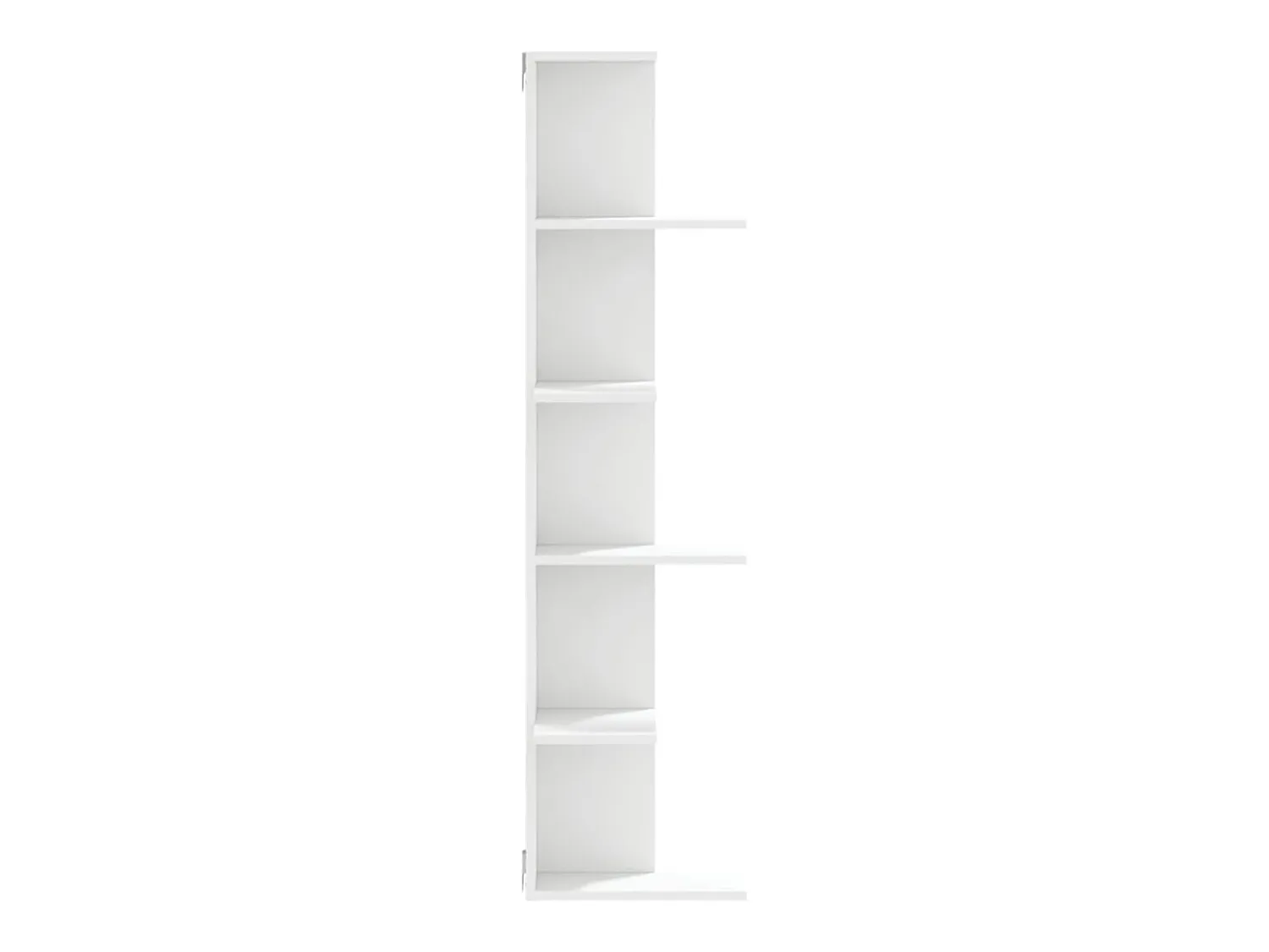 Estante parede p/ canto 36,5x36,5x140 cm deriv. madeira PT113025^ Prateleira