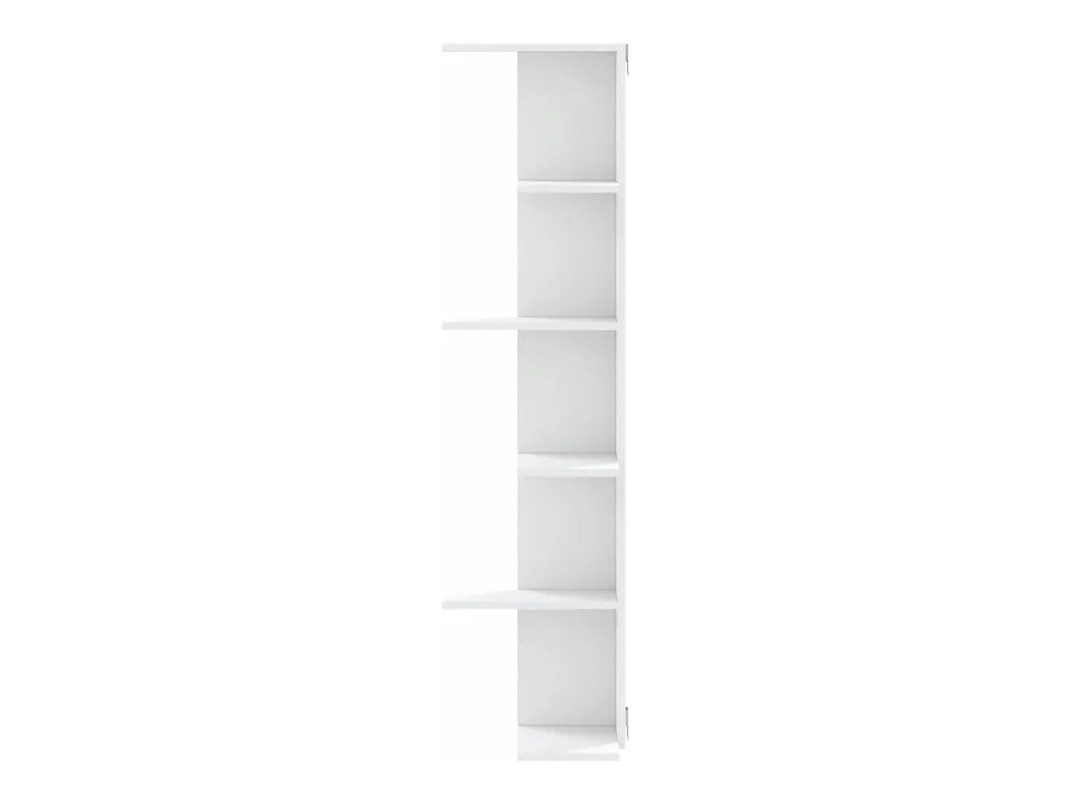 Estante parede p/ canto 36,5x36,5x140 cm deriv. madeira PT113025^ Prateleira