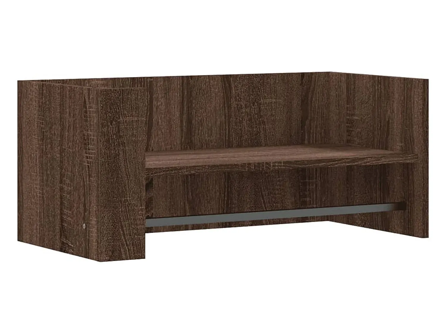 Estante parede 70,5x35x30,5 cm deriv. madeira carvalho PT784982^ Prateleira