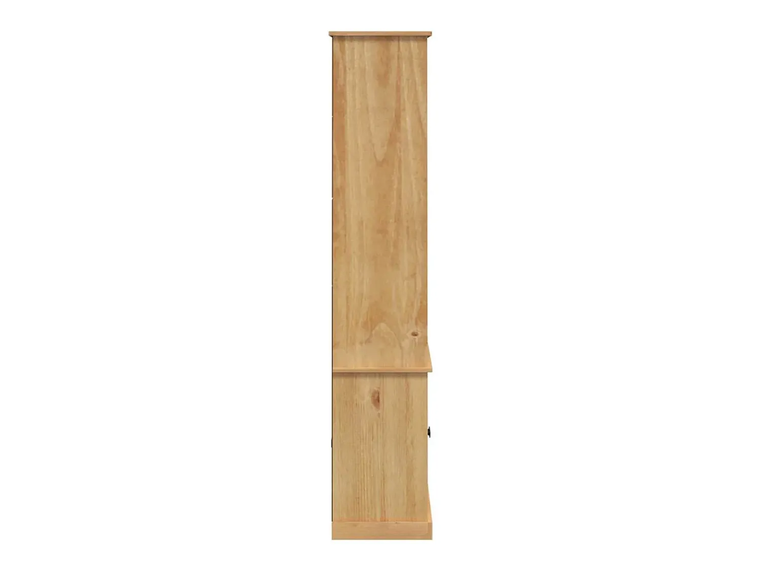 Vitrina|vidaxl Estante VIGO 85x35x170 cm madeira de pinho maciça Castanho