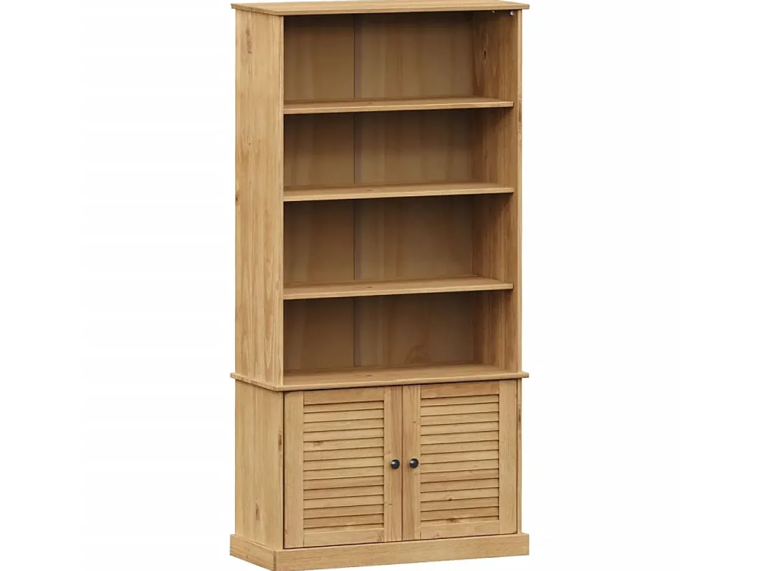 Biblioteca| Estante VIGO 85x35x170 cm madeira de pinho maciça PT133007 Castanho