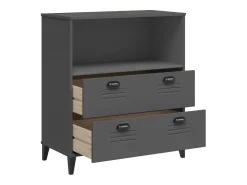 Hot Estante VIKEN 80x40x90 cm derivados de madeira antracite PT503028 Cinza antracite
