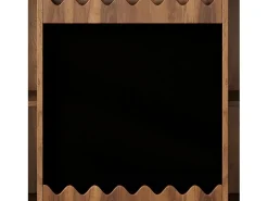 Biblioteca|ModernLuxe Estante 120x38.5x151.5 cm - com prancheta de desenho removível - 9 compartimentos de armazenamento - 1 porta de correr - marrom Castanho