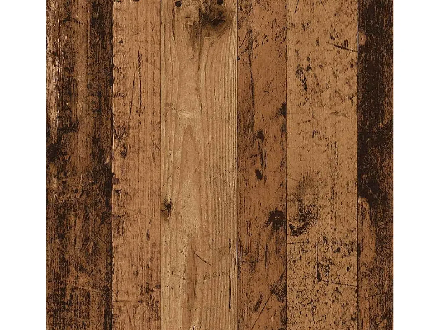 Biblioteca*vidaxl Estante 48x25,5x140 cm contraplacado madeira velha Castanho